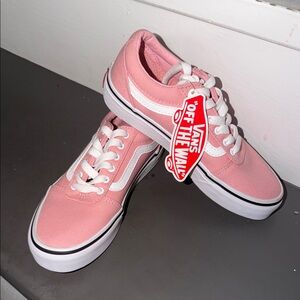 Vans ward low Pink Sneakers for girls Sz 2